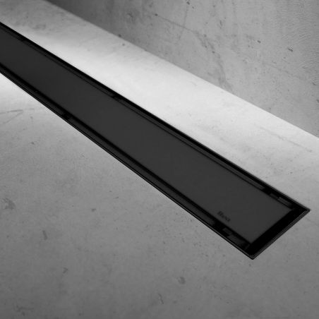 Rigola EGO PRO BLACK, faiantabila, dimensiuni disponibile 50-100 cm, design deosebit