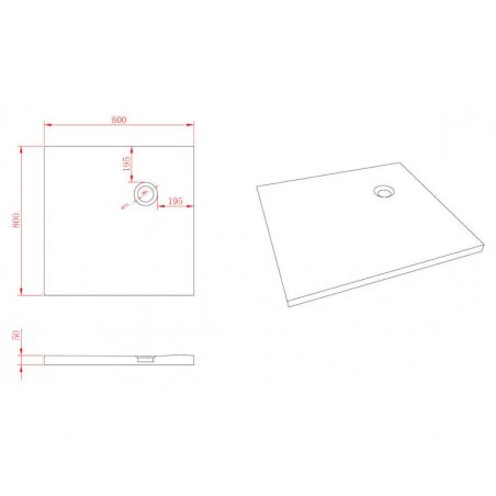 Cadita dus Ego-Athena, compozit mineral, Alb mat, diferite dimensiuni