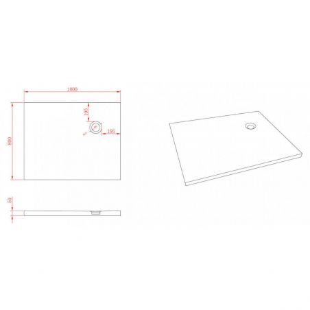 Cadita dus Ego-Athena, compozit mineral, Alb mat, diferite dimensiuni