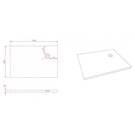 Cadita dus Ego-Athena, compozit mineral, Alb mat, diferite dimensiuni