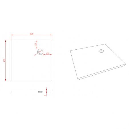 Cadita dus Ego-Athena, compozit mineral, Alb mat, diferite dimensiuni