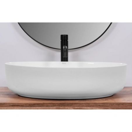 Lavoar EGO Queen, Alb, 55x41.5 cm, montaj pe blat, ceramica sanitara