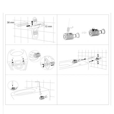 Vas Wc Rimless OMNIRES FONTANA, Alb Lucios, 48.5x34.5 cm, montaj suspendat,ceramica sanitara