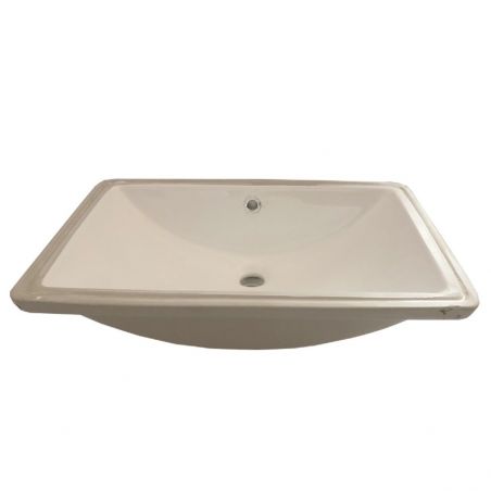 Lavoar Romeo, Alb, 53x37 cm, montaj ingropat, ceramica sanitara