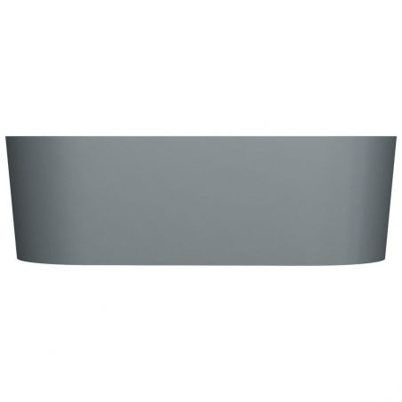 Cada de baie OMNIRES OVO M+, Ash Grey, 160x75x50, Compozit Roca Dolomit, izolare termica, freestanding