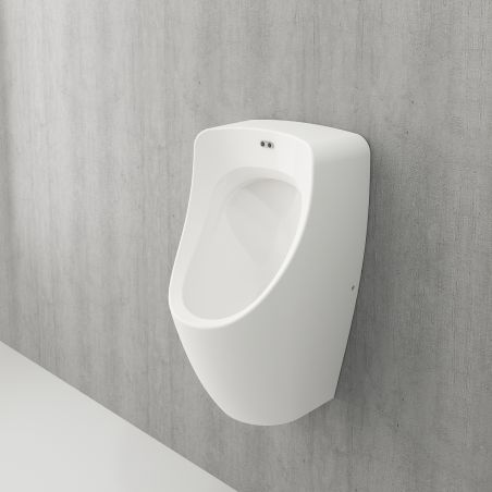 Urinal Diesel cu senzor integrat, montaj suspendat, 36x33x60 cm, alb lucios, Royalty Line by Ego