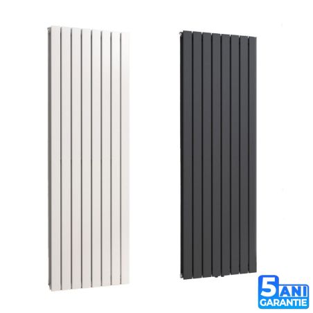 Calorifer vertical EGO - Kalifa, radiator din otel, Alb, 180x46 cm, profil dublu